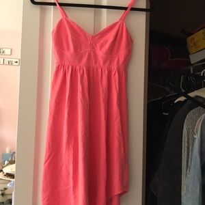 Neon pink TNA mini dress